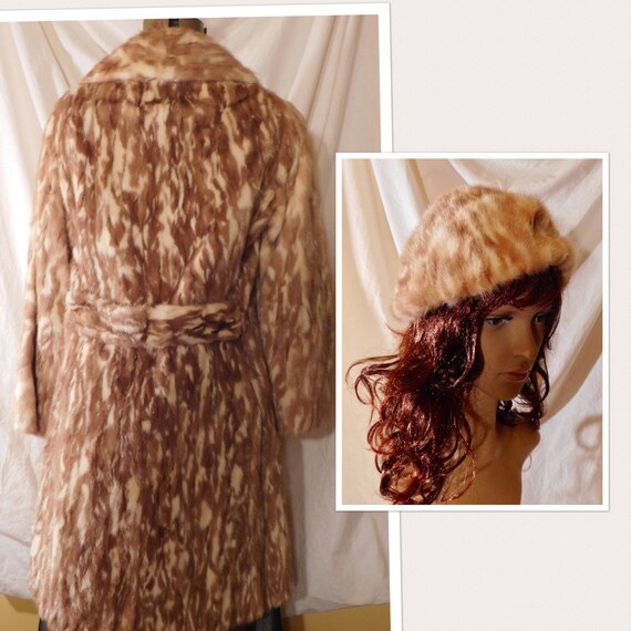 Mink Coat Knee Length Golden Mink Light Brown Mink Paws Mink Coat Nikolas Ap Mitsakos Athens Greece Etsy