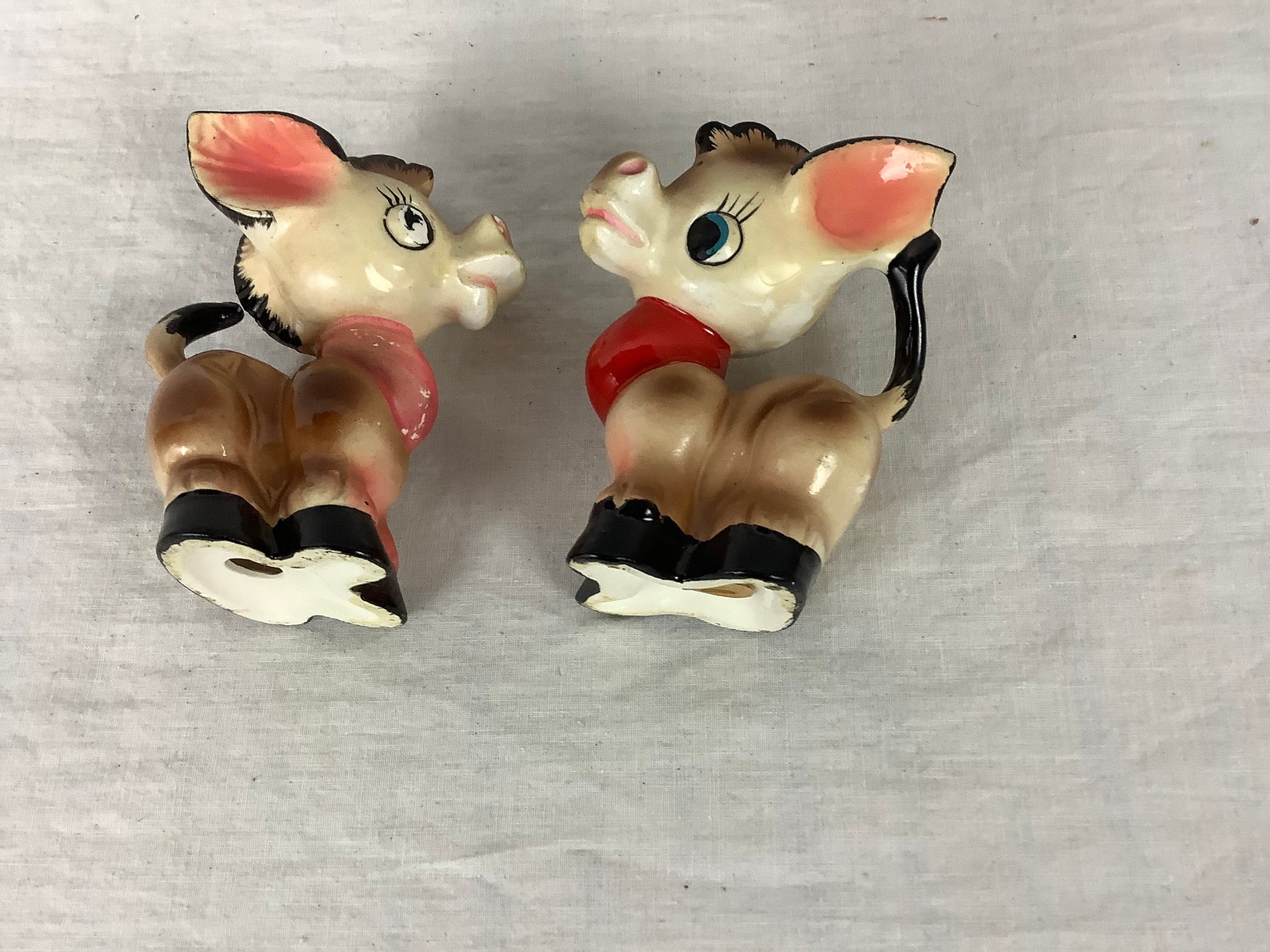 Vintage Donkey Salt and Pepper Shakers 1950s Salt Shaker Etsy