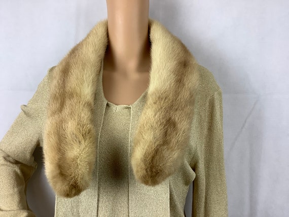 Vintage Mink Collar Blonde Mink Collar