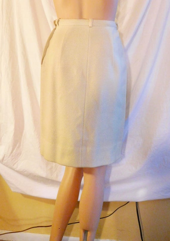 Russ Beige Pencil Skirt Tan Pencil Skirt Vintage … - image 3