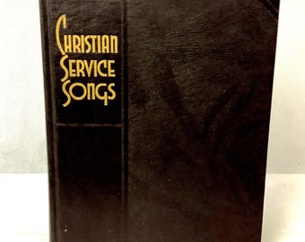 Antique Books Christian Service Songs Sheet Music 1939