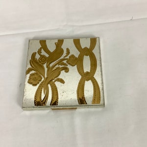 Vintage Compact Zells Fifth Avenue 1960s Powder Compact