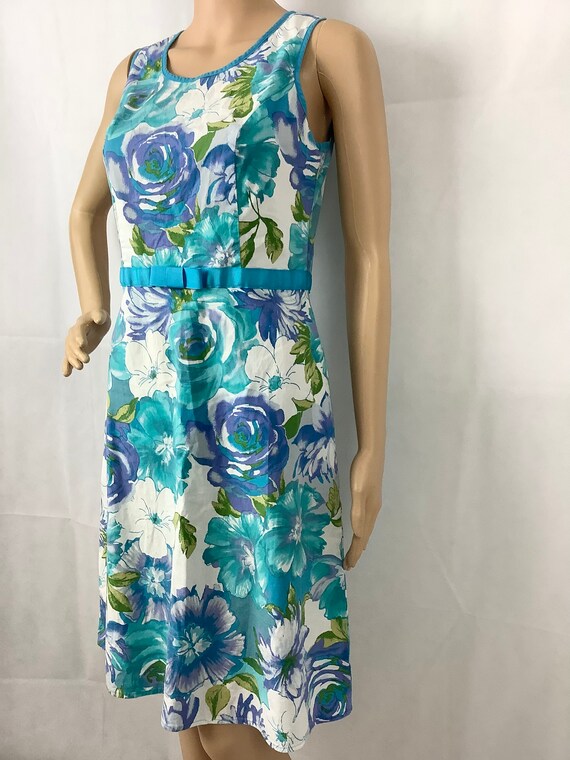 Componix Blue Floral Dress Sleeveless Floral Dress - image 3