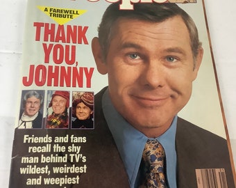 Vintage Magazine People Magazine Johnny Carson 1992 Farewell Tribute