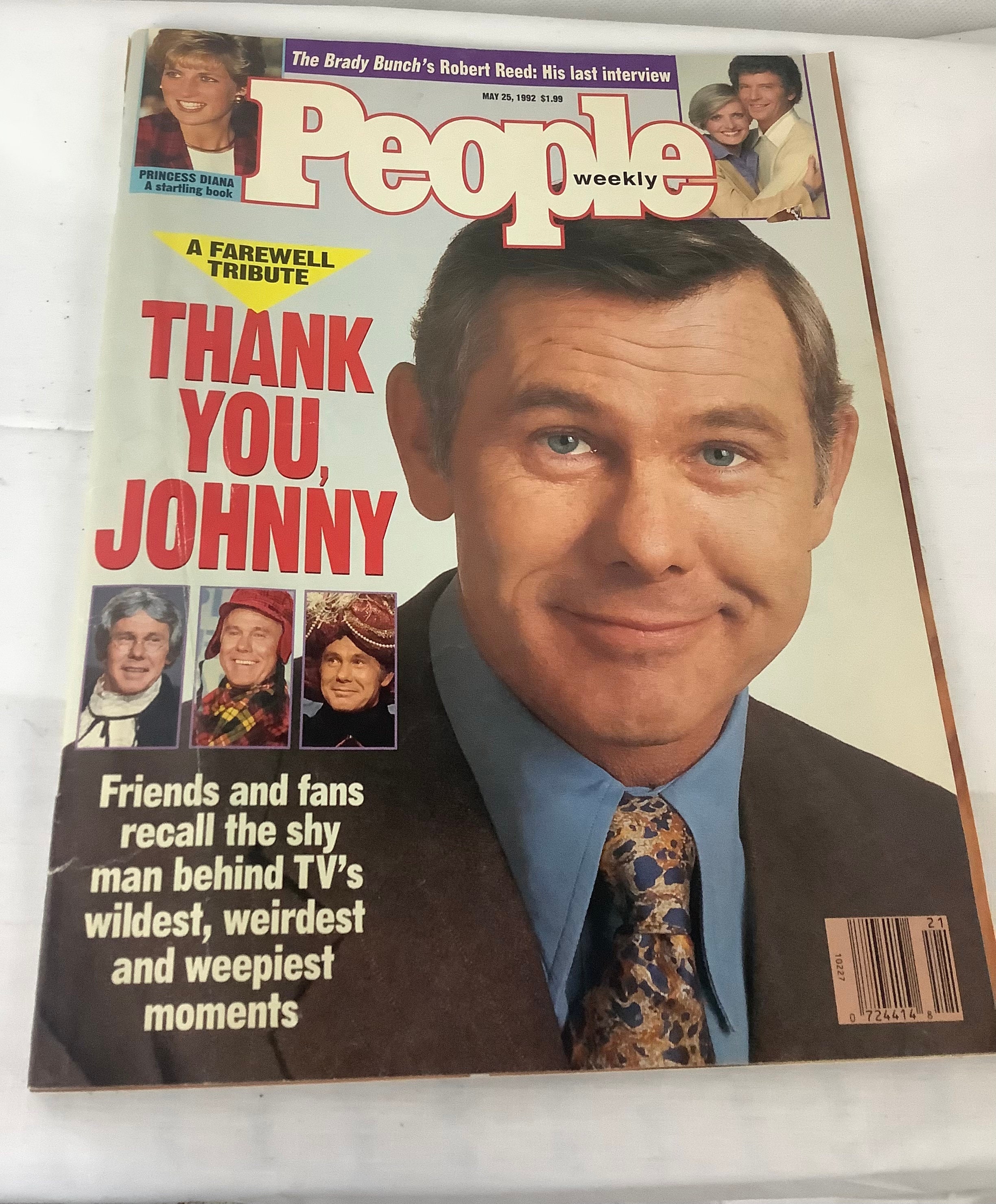 JOHNNY Carson-PEOPLE MAGAZINE 1992 