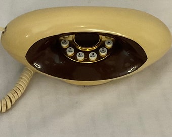 Vintage ATC Genie Phone American Telecommunication Corp Mod Push