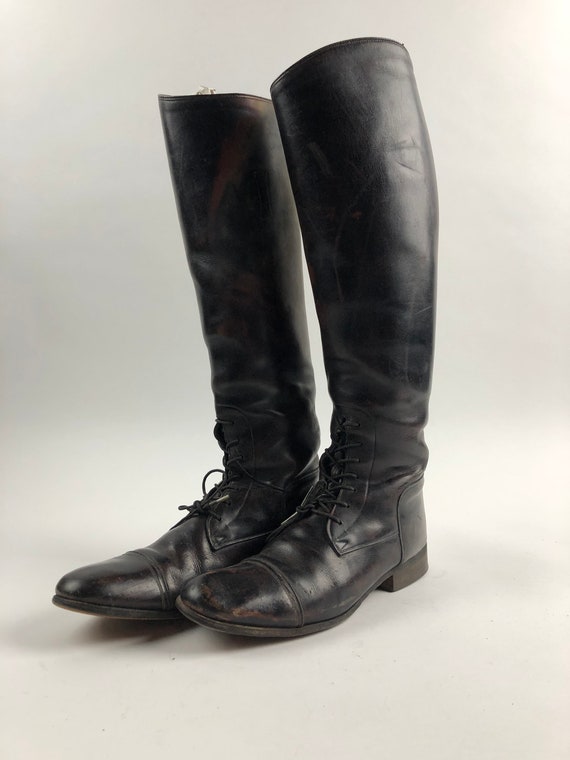 Vintage E. Vogel Riding Boots, Custom Made E. Voge