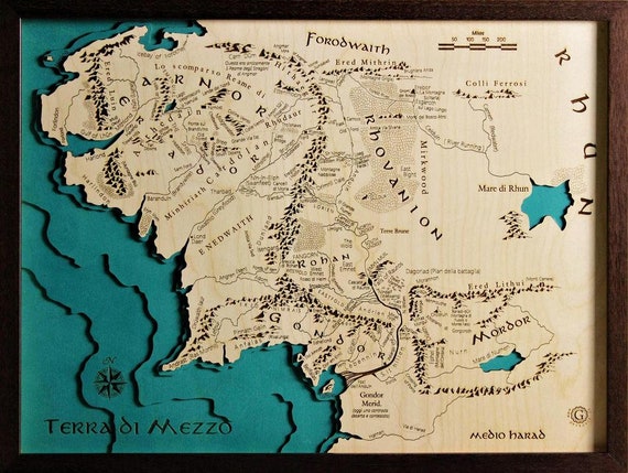 Middle Earth Map (Download Now) 