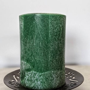Forest Green Pillar - Choose a Size - Scented or Unscented
