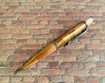 Pluma de cobre Steampunk / Bolígrafo / Pluma artesanal / Pluma retro hecha a mano / Pluma de escritura artística / Pluma Steampunk