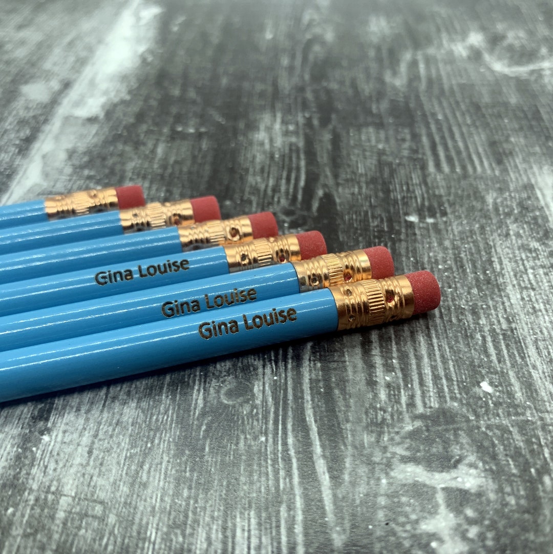 Personalized Pencils | Engraved Pencils | Back to School | 12 Pack ...