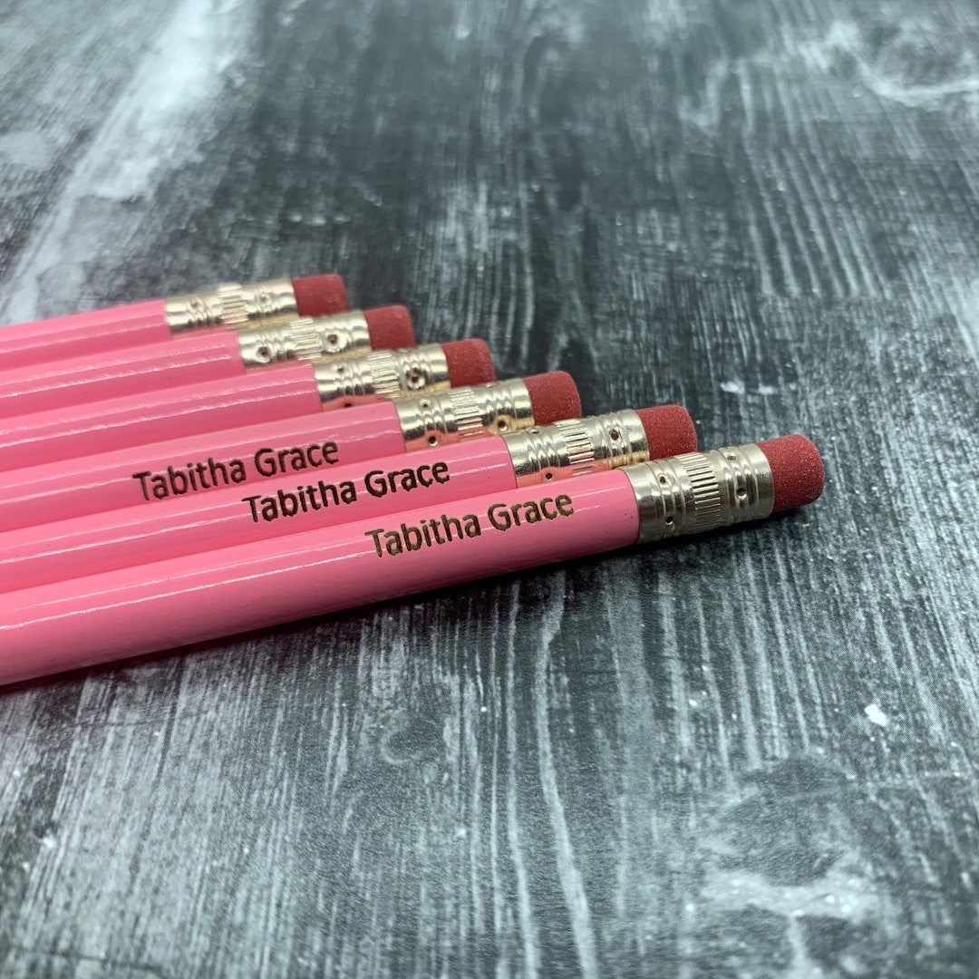 Personalized Pencils | Engraved Pencils | Back to School | 12 Pack ...