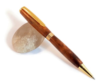 Handcrafted Pen |  Wood Pen | Ballpoint Pen | Graduation Gift | Koa Wood Pen |  Twist Pen | Gold