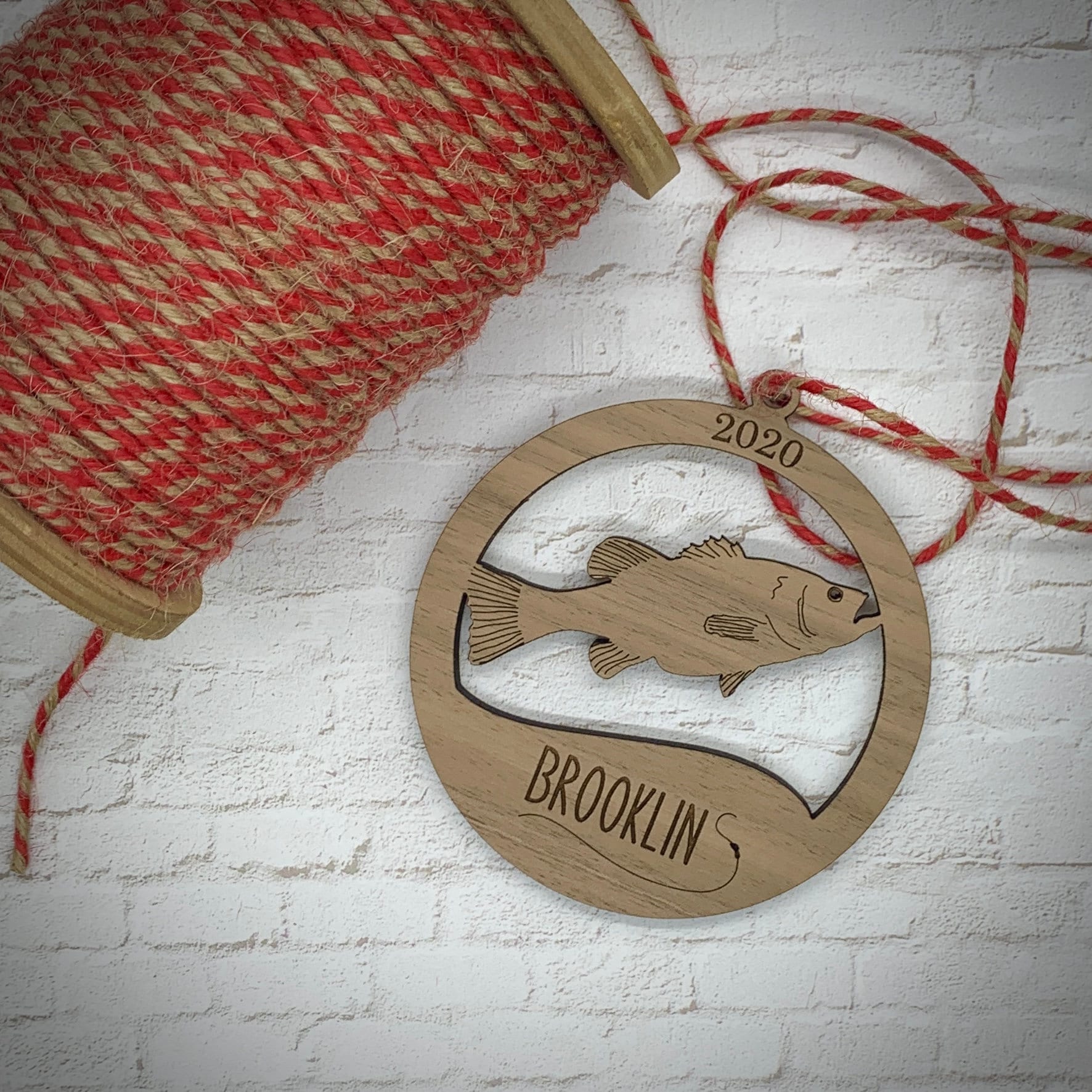 Fisherman Ornaments Bass Ornament Carp Ornament Bluegill Etsy