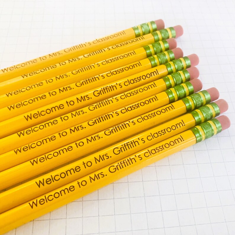 Personalized Pencils | Engraved Pencils | Back to School | 48 Pack ...