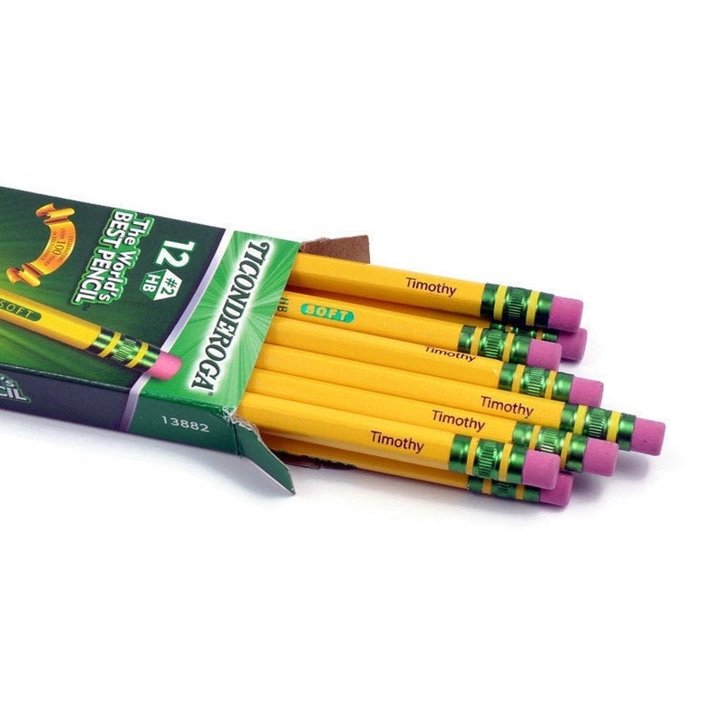 Personalized Pencils  Engraved Pencils  Back to School  12 image 0