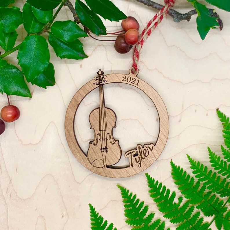 Violin Ornament Violinist Gift Musical Gift Music Etsy