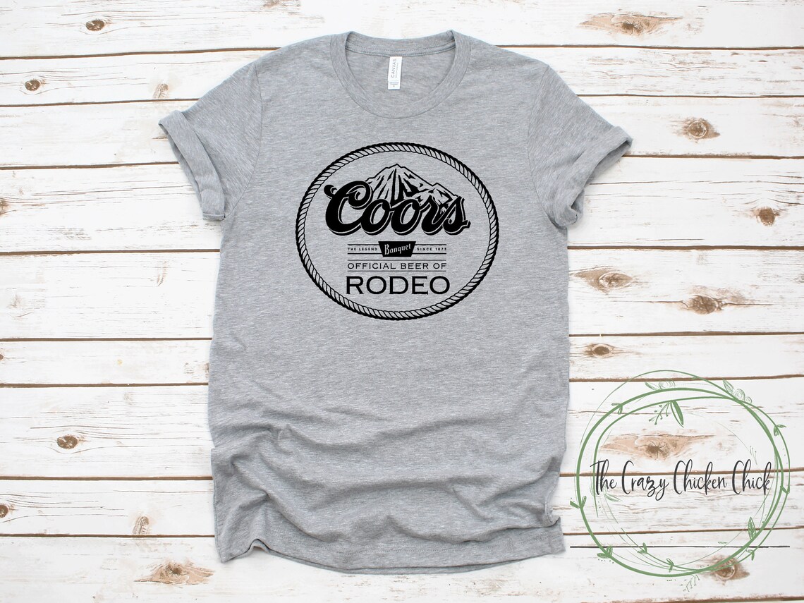 Coors Beer Banquet Rodeo Bull Logo Unisex T Shirt or Tank Top Etsy