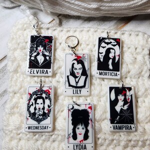Horror Queens Stitch Markers for Crochet and Knit
