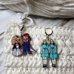 Horror Stitch Markers for Crochet and Knit