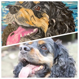 11x14 Made to order pet paintings image 1