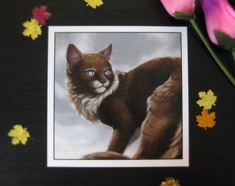 Warriors Cat Portrait ~ Jingo painting print
