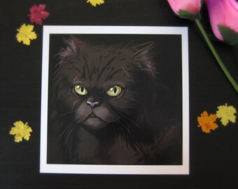 Warriors Cat Portrait ~ Brokenstar painting print