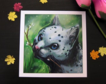 Warriors Cat Portrait ~ Brambleberry painting print