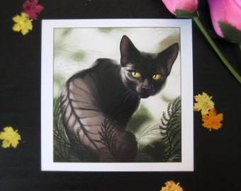 Warriors Cat Portrait ~ Dustpelt painting print
