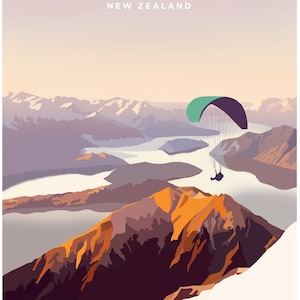 Roy's Peak Travel Poster