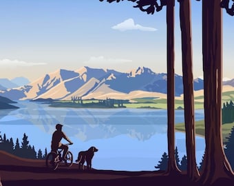 Sticky Forest Travel Poster