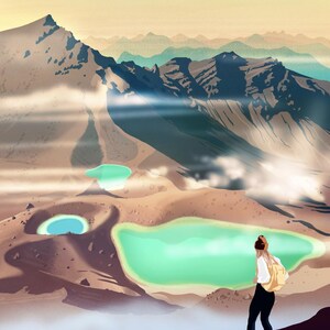Tongariro Alpine Crossing Poster