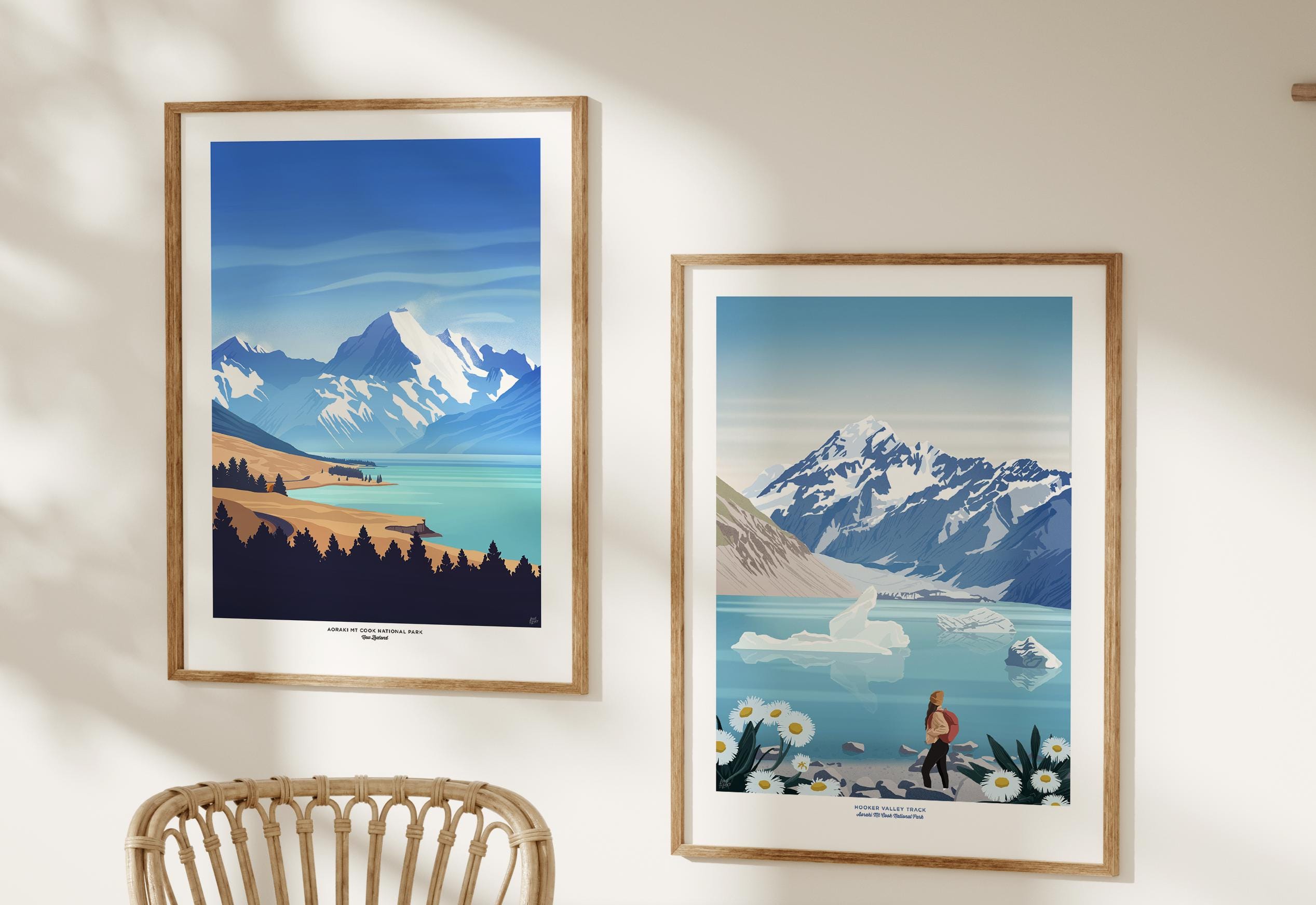 Mt Cook Fine Art Print: Aoraki National Park, New Zealand - Etsy