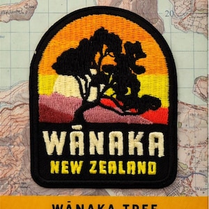 Wānaka Tree iron-on patch