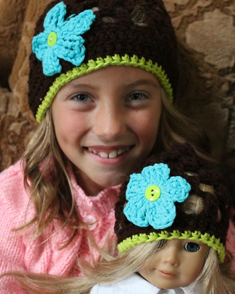 Matching American Girl Doll Hat Dolly and Me Matching Hats American Girl Doll Hats