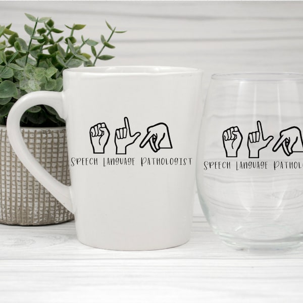 Caneca ou copo de vinho para fonoaudiólogo: presente para fonoaudiólogo