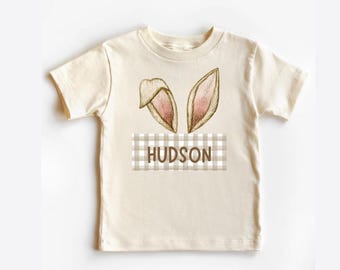 Personalized Easter Bunny Neutral Shirts for Boys