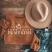 Hand Picked Farm Fresh Pumpkins Burnt Orange Crewneck or Tee / Fall T-Shirts / Fall Crewnecks / Fall Outfits / Fall Shirts / Fall