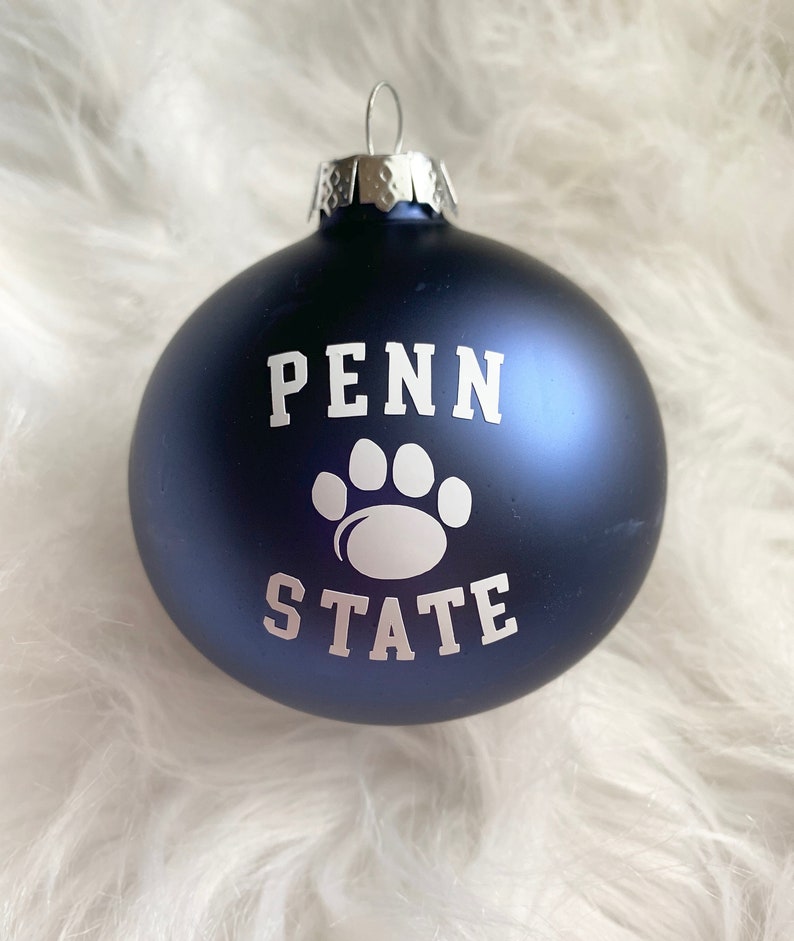 Large State Christmas Ornaments / Penn Christmas Gifts