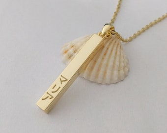 Custom Japanese Necklace, Personalized Kanji Name Necklace, Japanese Name Character Necklace, Japanese Letter Necklace, Japanese Jewelry