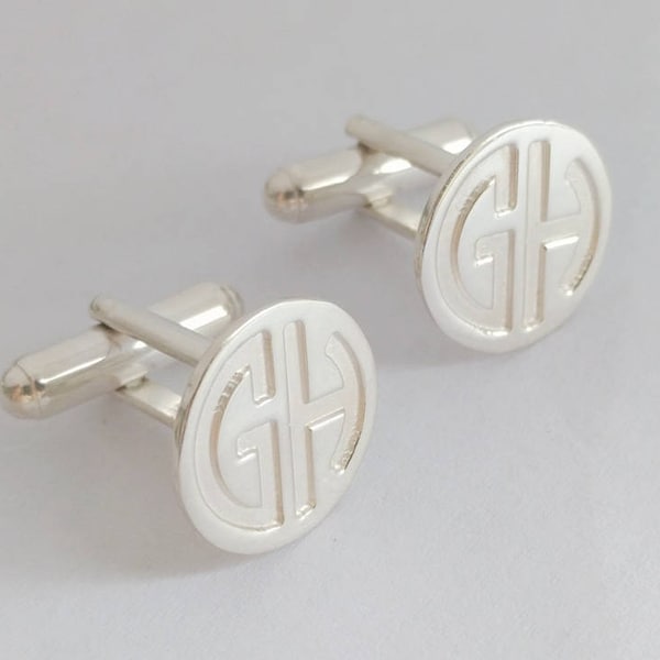 Wedding Cufflinks, Groomsmen Cufflinks, Personalized Cufflinks Groom, Engraved Cufflinks, Monogram CuffLinks, Cuff links Custom