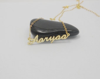 WYPRZEDAŻ!!! Spersonalizowany naszyjnik z napisem, złoty naszyjnik z imieniem, spersonalizowany naszyjnik z napisem, biżuteria z imieniem, zawieszka z małym imieniem, pomysł na PREZENT dla druhny