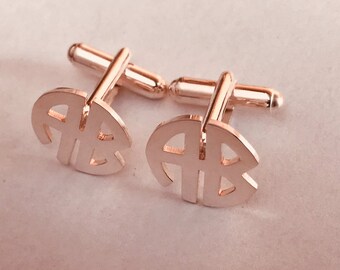 Wedding Cufflinks for Groom, Groomsmen Cufflinks, Personalized Cufflinks Groom, Initials Cufflinks, Monogram CuffLinks, Cuff links Custom