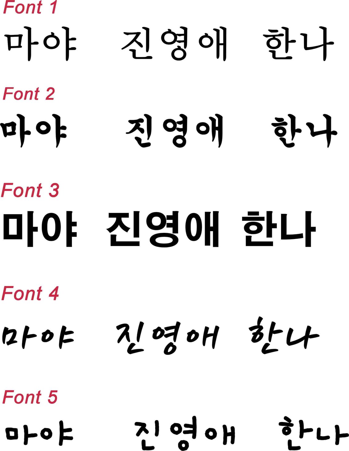 Korean Surname Necklace Personalized Korean Last Name Etsy