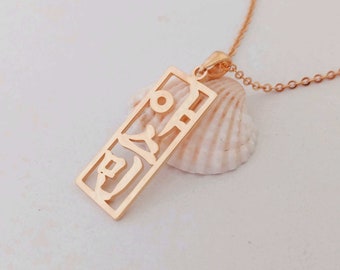 Custom Korean Necklace, Personalized Korean Name Necklace, Personalized Kpop Necklace, Custom Hangul Name Necklace, Fashion Korean Jewelry