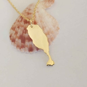 Saint Kitts Island Necklace ,St. Kitts Necklace, St. Kitts Charm  Necklace,St. Kitts Pendant Jewelry,St. Kitts Necklace,Any Country Necklace