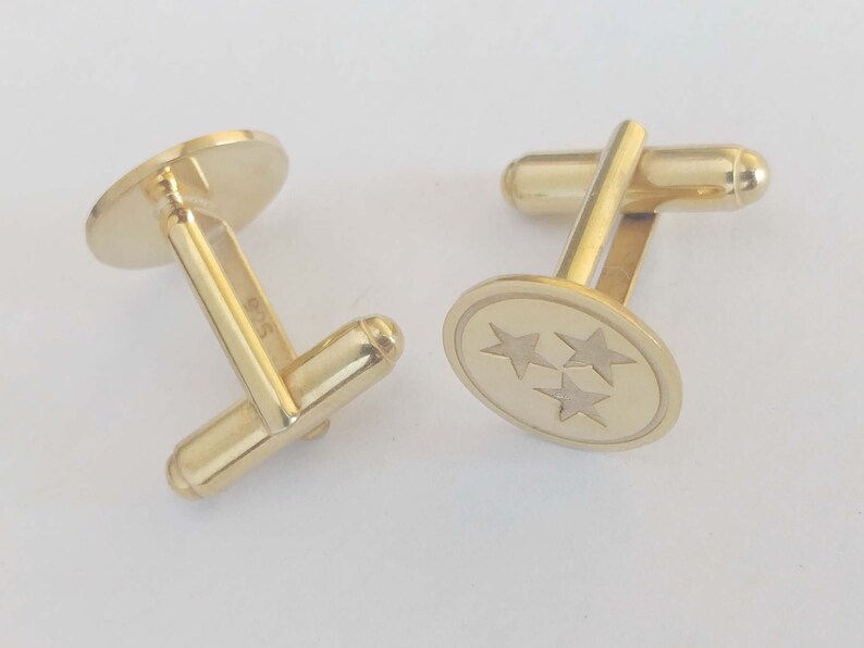 Tennessee Tristar Logo Cufflinks Silver Tennessee ...