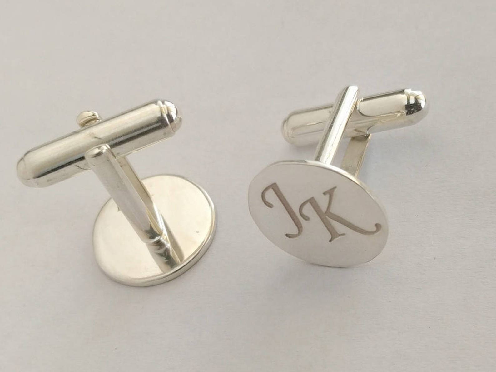 Wedding Cufflinks Groomsmen Cufflinks Custom Monogram Etsy