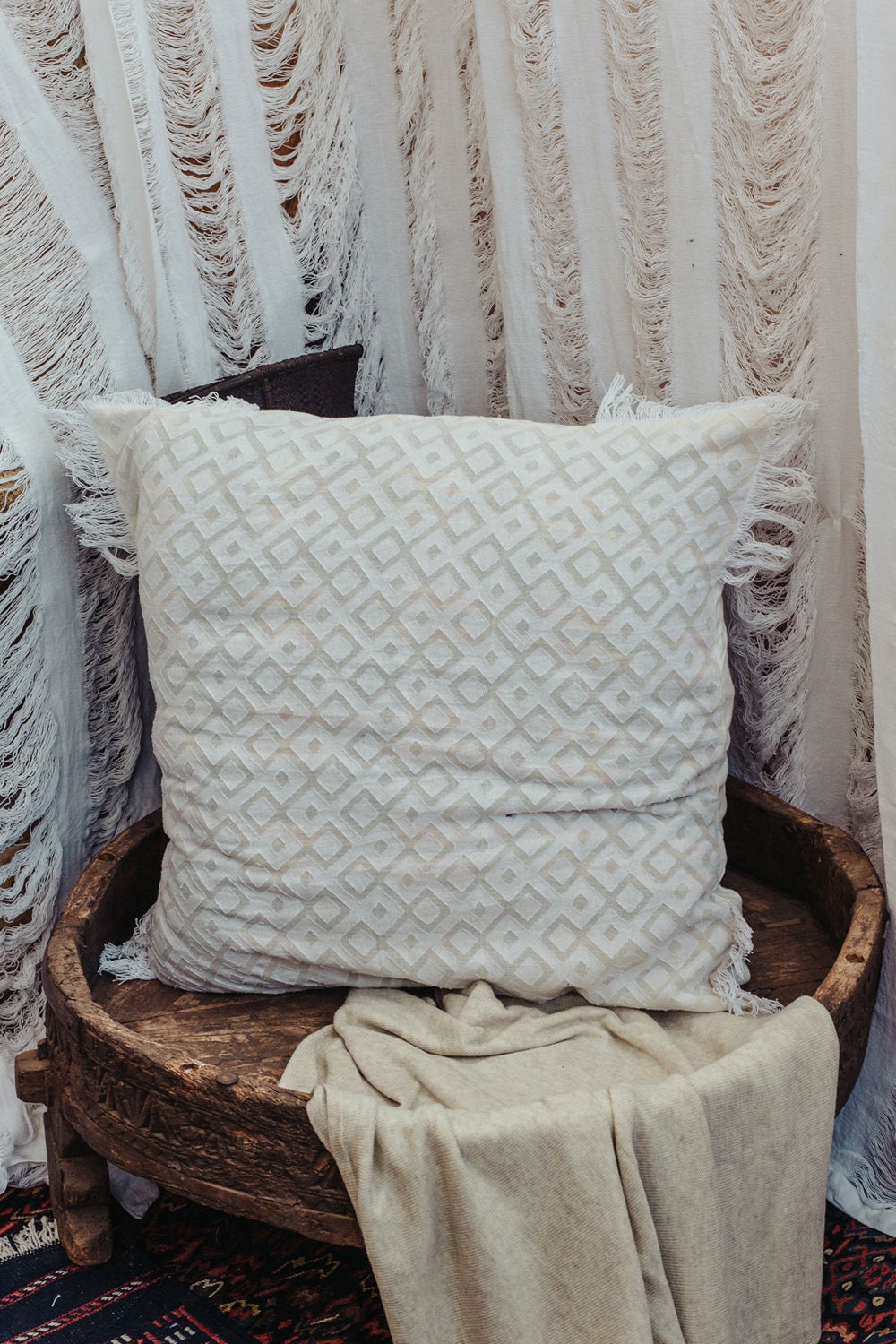 Floor Pillow Cover 24x24 inch Cushion Cover Large Pillow Etsy