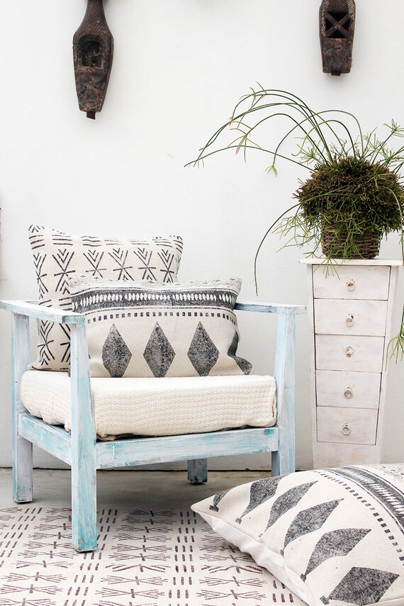 Block Print Pillow Cover 16x24 Lumbar Pillow Cushion Cover Etsy